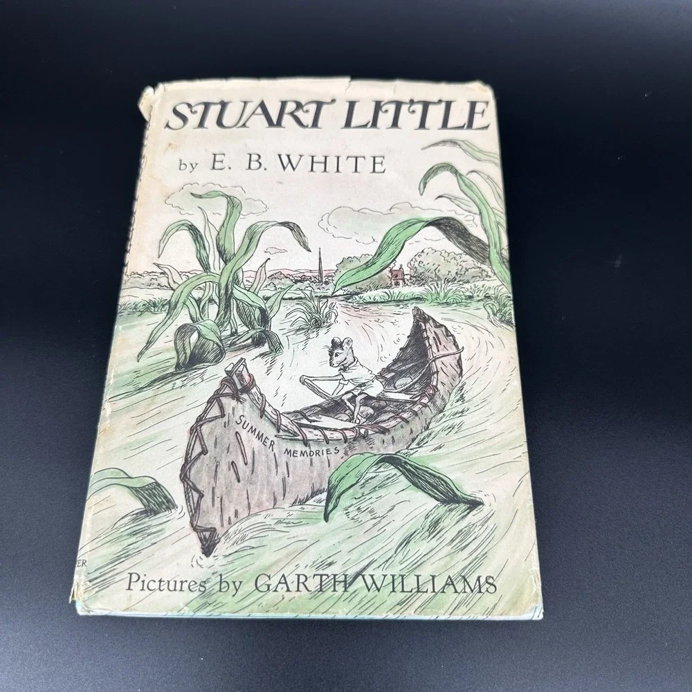 Stuart Little‎ 1945 White E. B. First Edition Early Printing with Dust Jacket